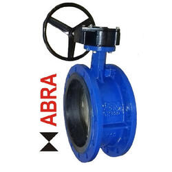 Затвор поворотный фланцевый ABRA-BUV-FL226D300G Ду300 Ру16 с редуктором